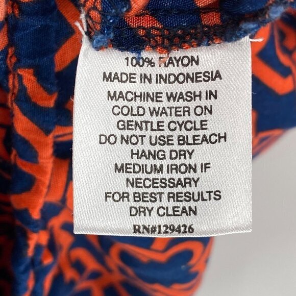 Escapada V-Neck Pleated Front Elastic Waist Blouse Women's Size L - Picture 4 of 6